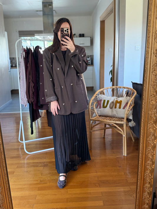 Blazer Lior chocolat