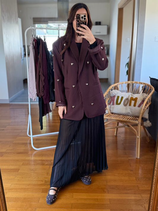 Blazer Lior Bordeaux