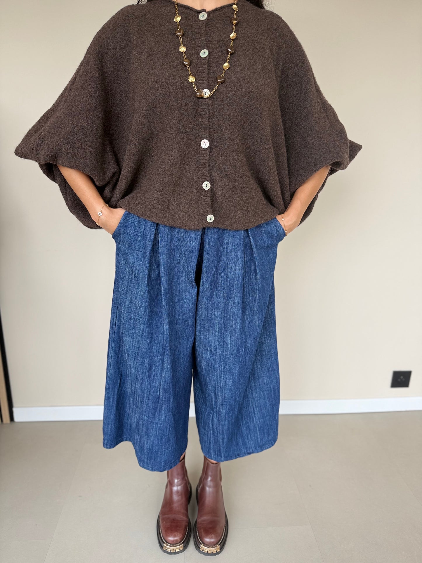 Gilet Mélisse Marron