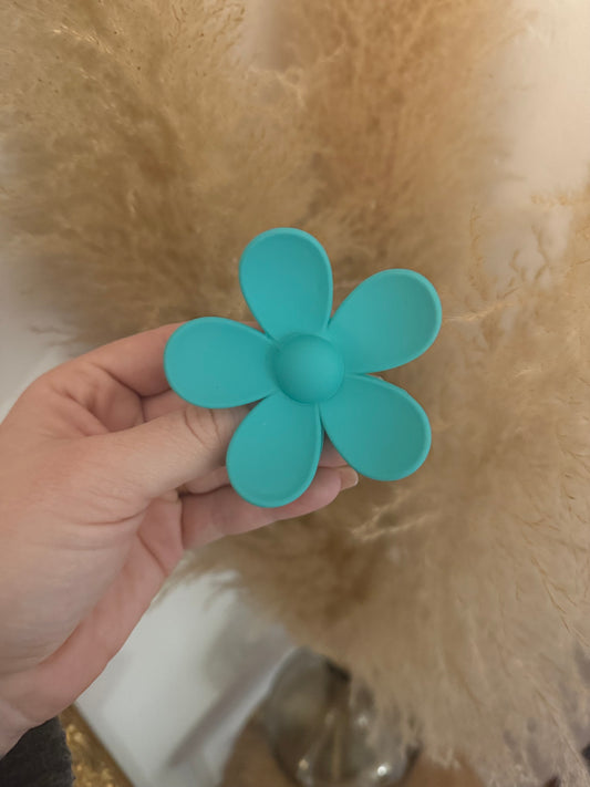 Pince fleur Bleu canard