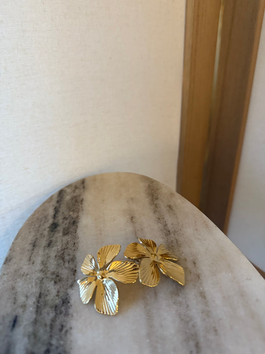 Boucles d’oreilles fleur
