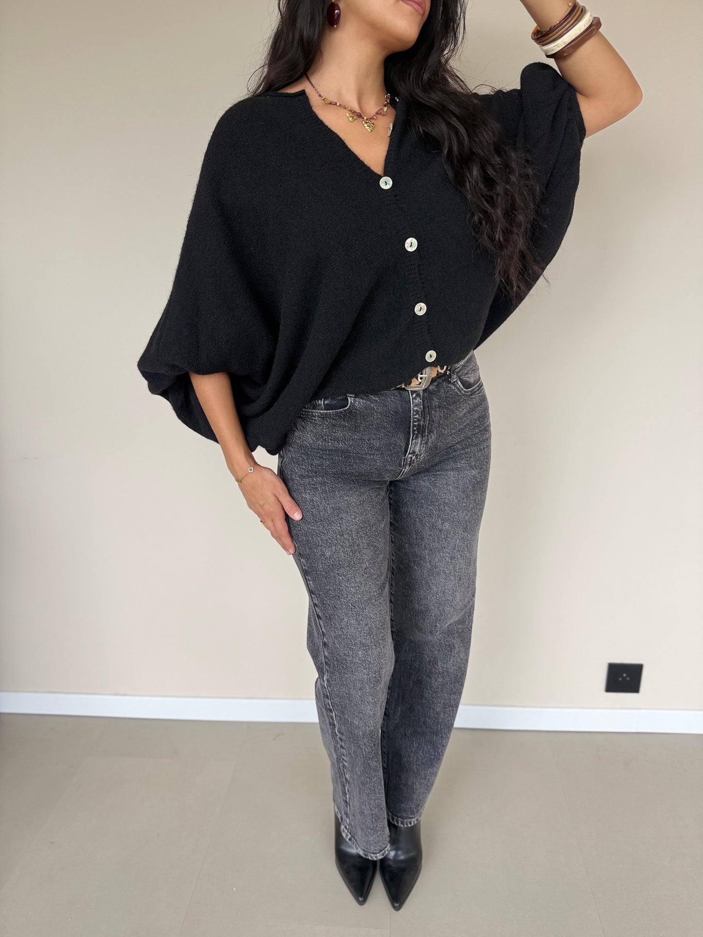 Gilet Mélisse Noir