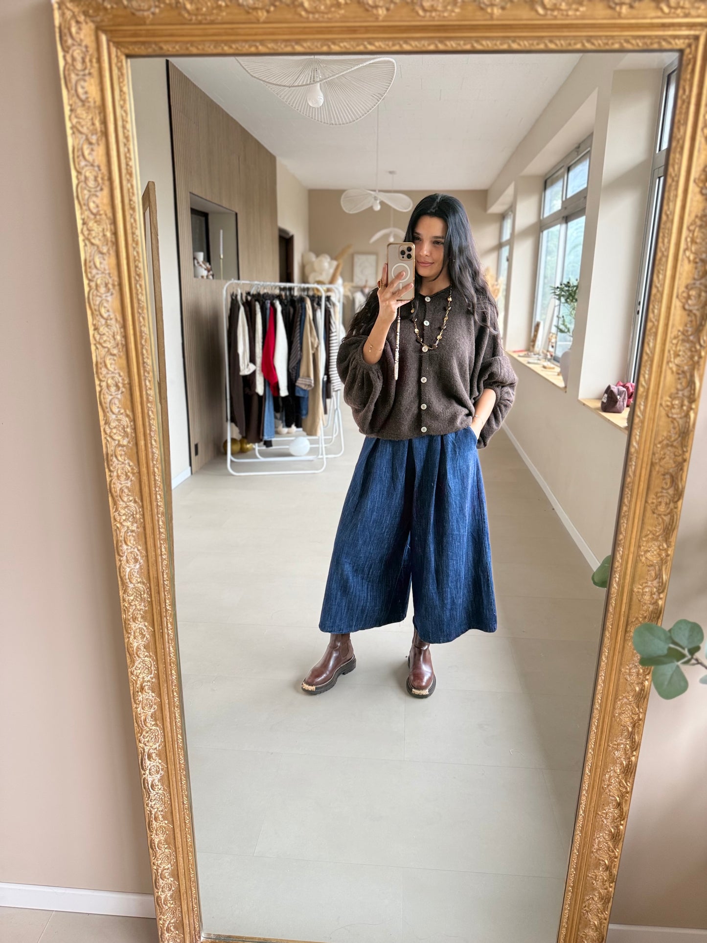 Gilet Mélisse Marron