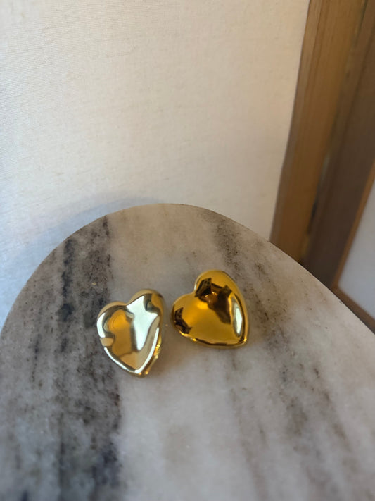 Boucles d’oreille coeur
