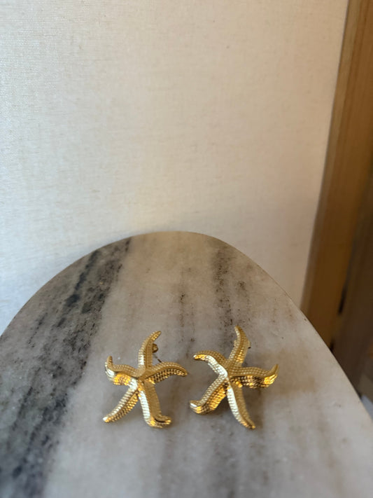 Boucles d’oreilles étoile de mer