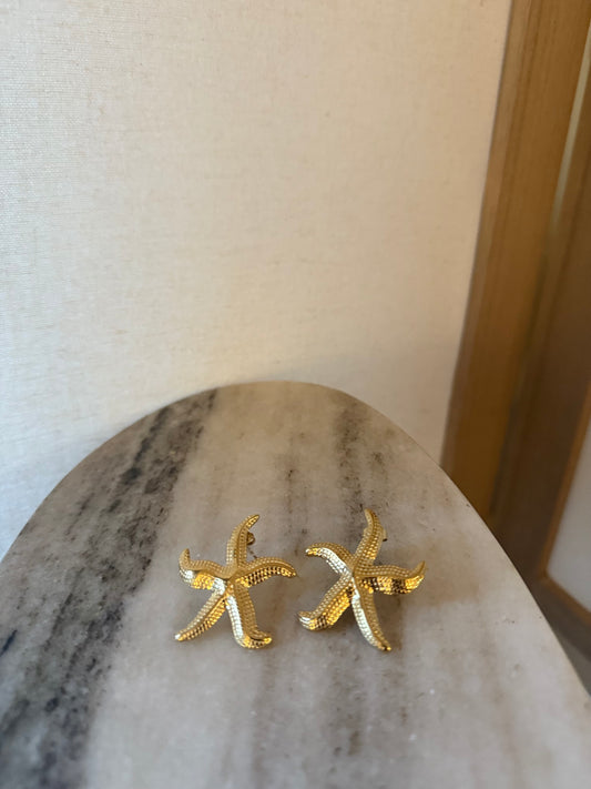 Boucles d’oreilles étoile de mer