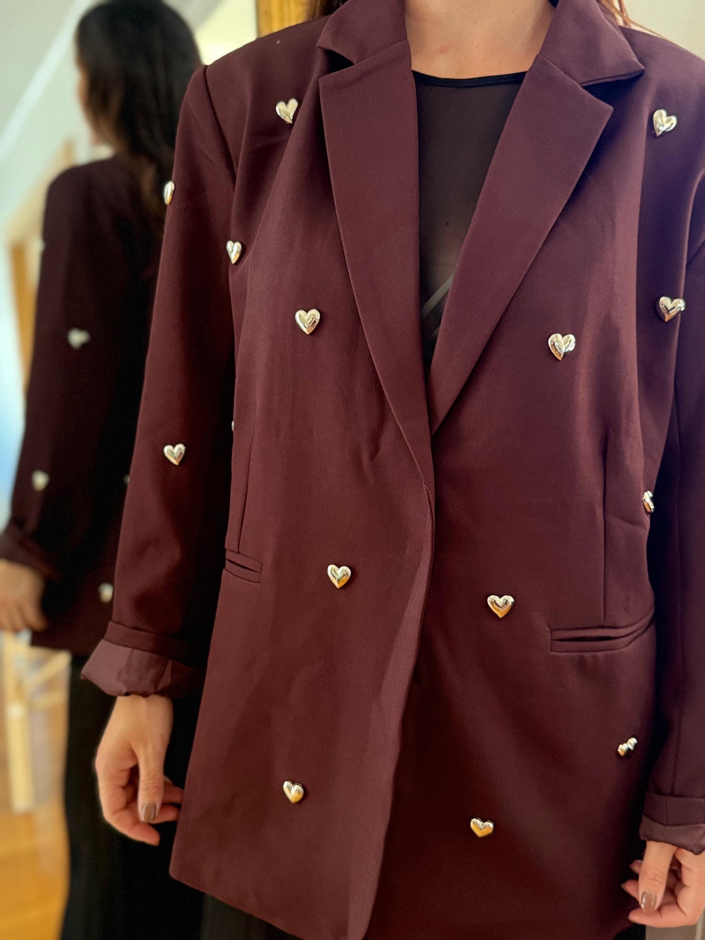 Blazer Lior Bordeaux